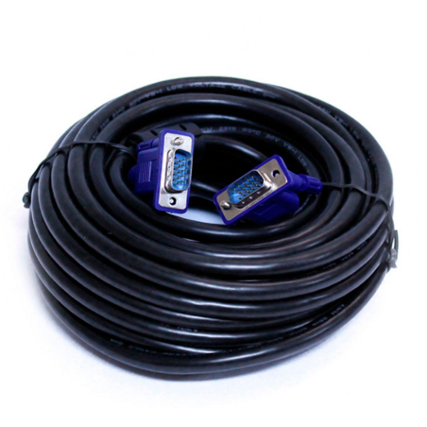 Cable Vga 10M. Macho/Macho Nikel Conector Azul 8-0