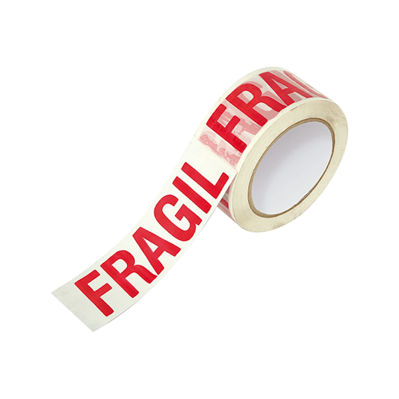 Cintas huincha frágil 100m x 4.5cm embalaje 48 Micrones PA48100 Pack 12-3