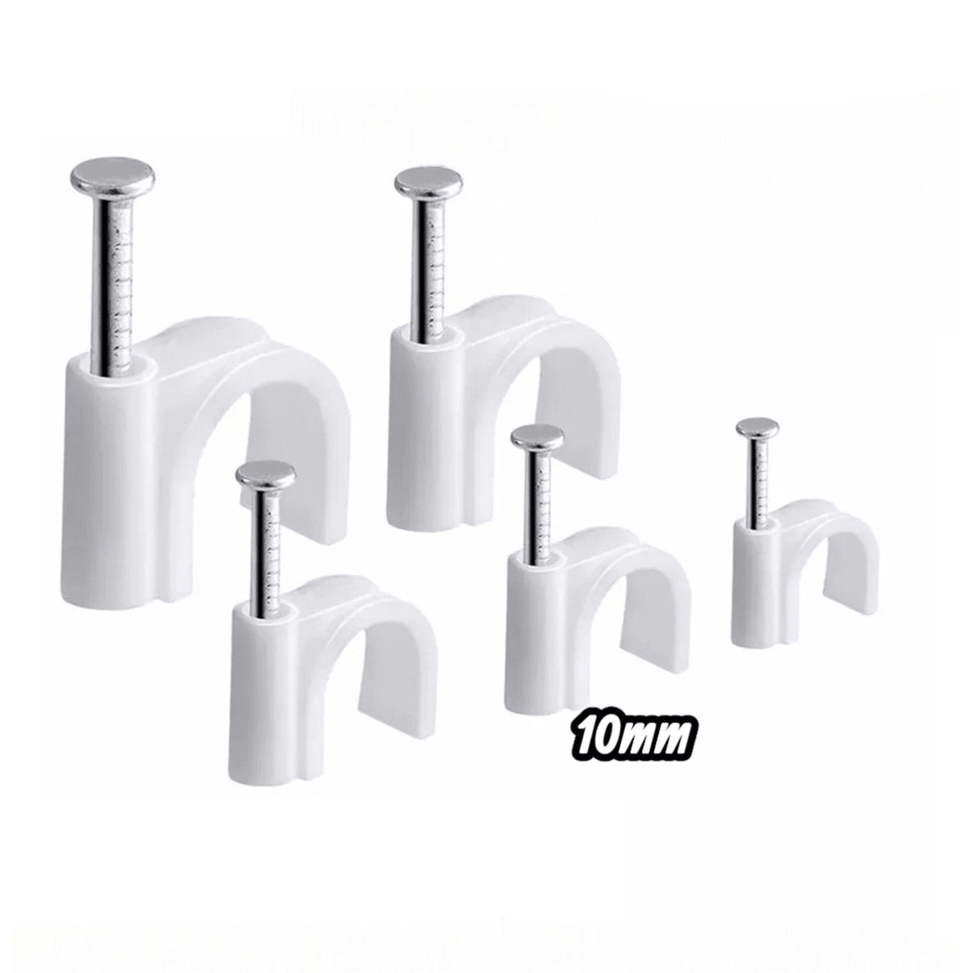 Pack de 500 Grampas de 10mm para Cable Calidad Reforzada-6