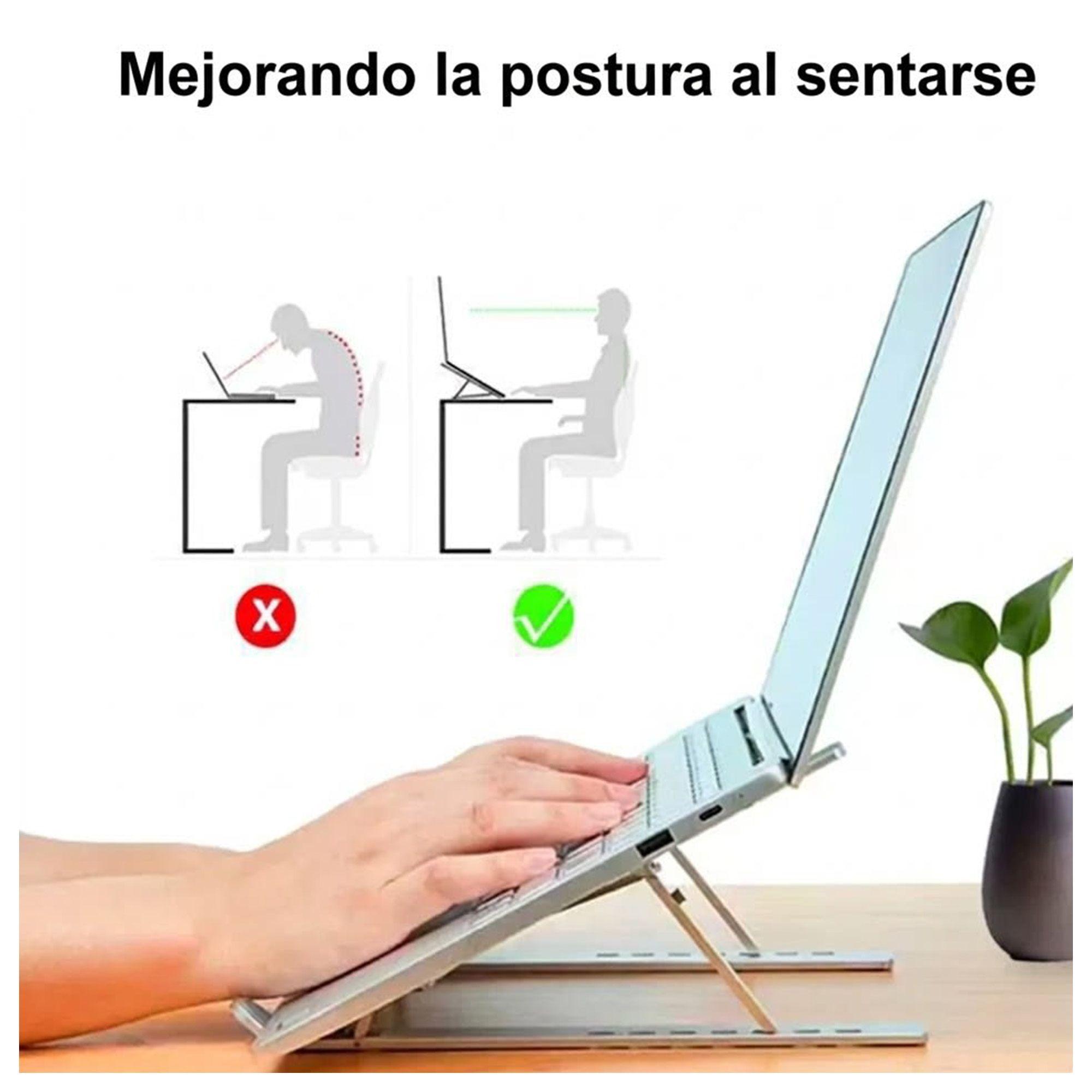 Soporte Notebook P1 Elevador Ergonómico Escritorio-6
