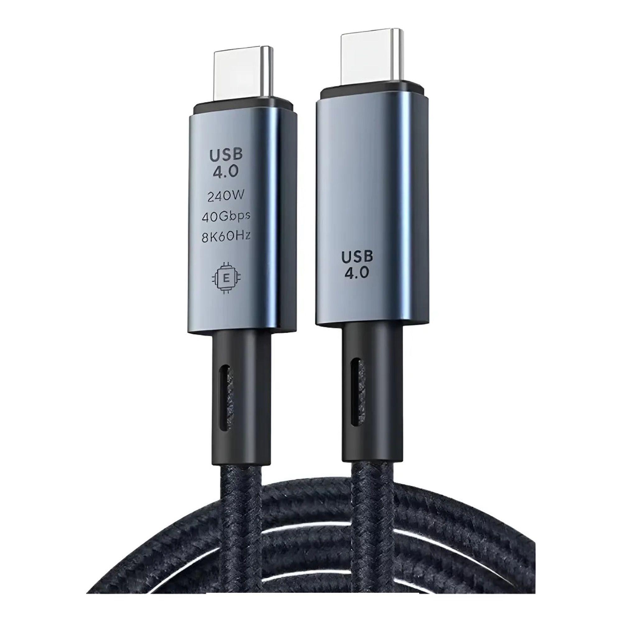 Cable de Carga Ultra Rápida Tipo C 240W 2m 8K Video-0