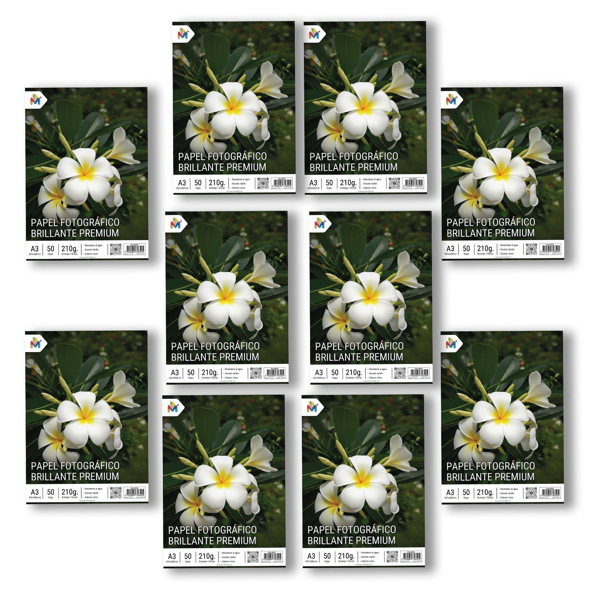 500 Hojas Papel Foto A3 210g - Mayorista Gran Formato-4