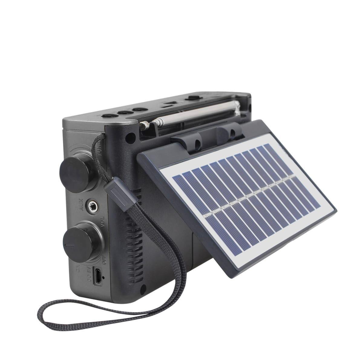 RADIO RETRO SOLAR SUNSHINE-LIGHT GREY MLAB-2