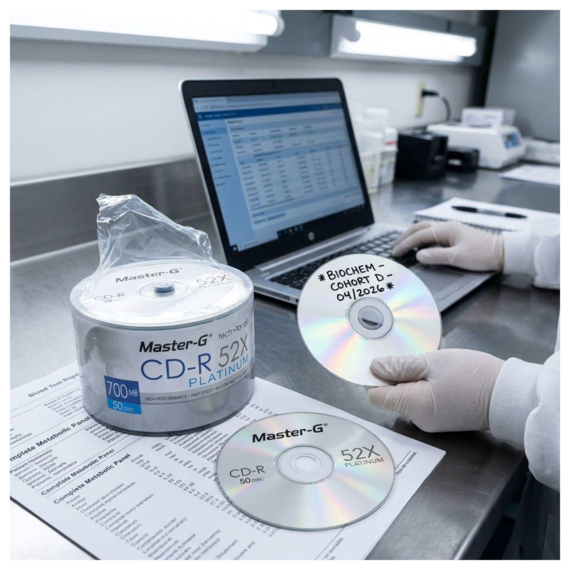 Pack 50 Discos Cd-r Master G De 52x Con Logo 700 Mb Original-4