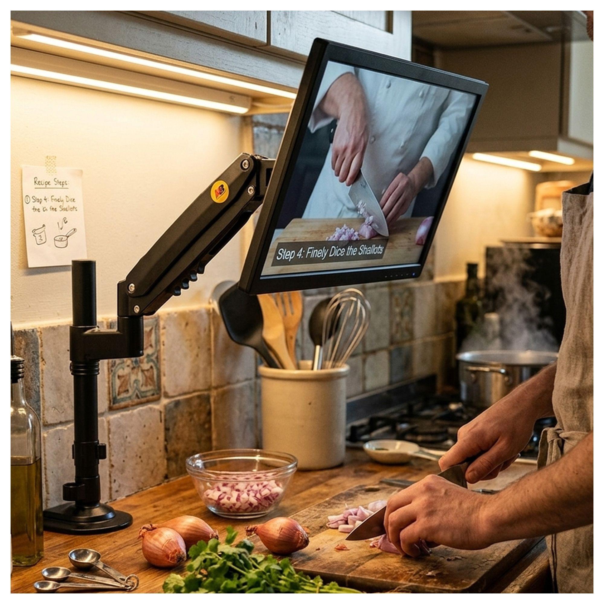 Soporte de Mesa Monitor 17-32" NB-H100 Ergonómico-2