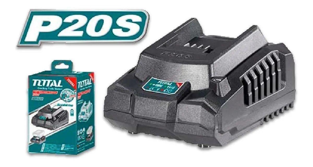 pack x 2 Cargador De Batería Inteligente 20v Total Tfcli2001-1