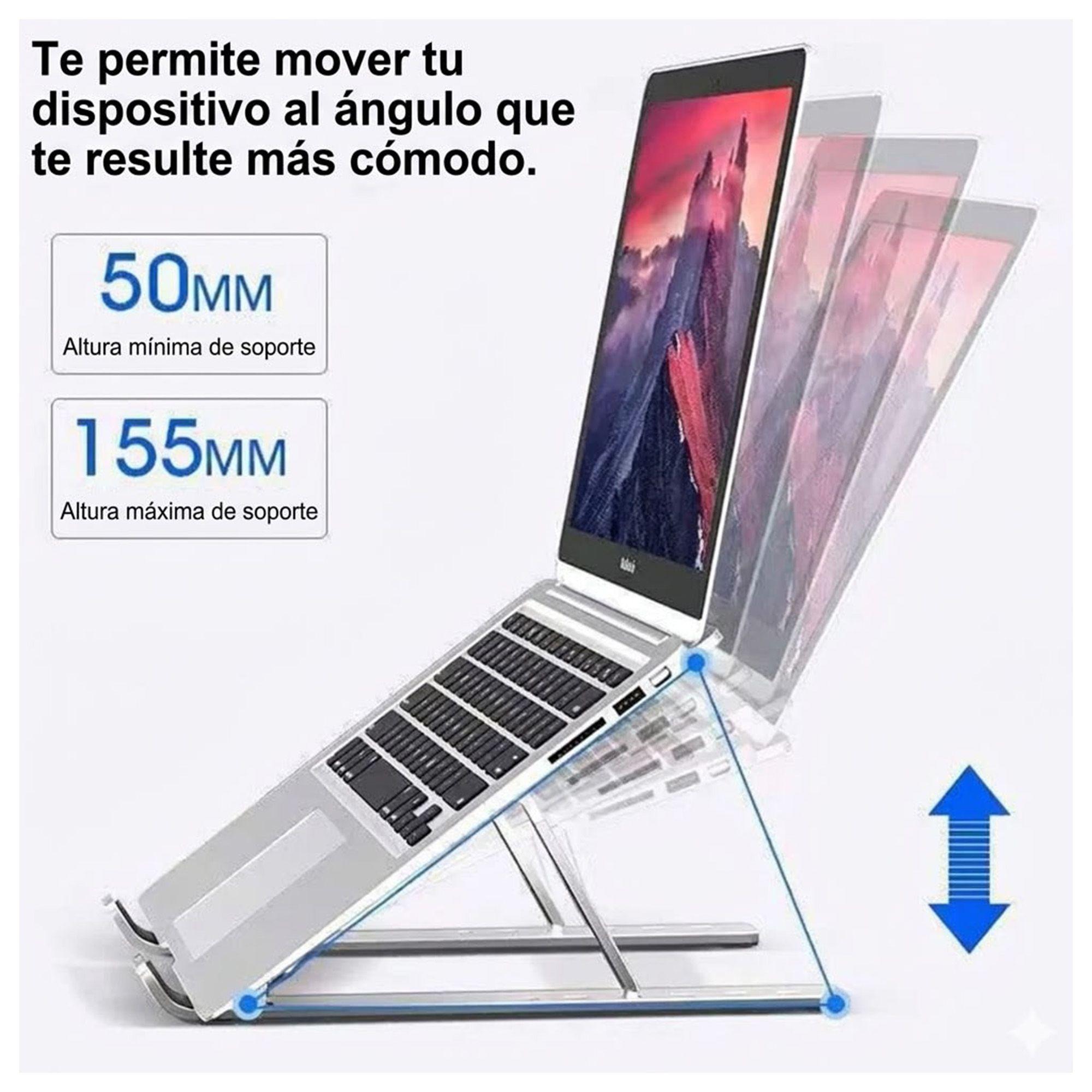 Base Soporte Laptop P1 Diseño Ergonómico Antideslizante-5