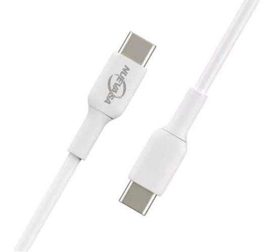 CABLE TIPO C A TIPO C NVS 247 60W 1MT Pack 10-3