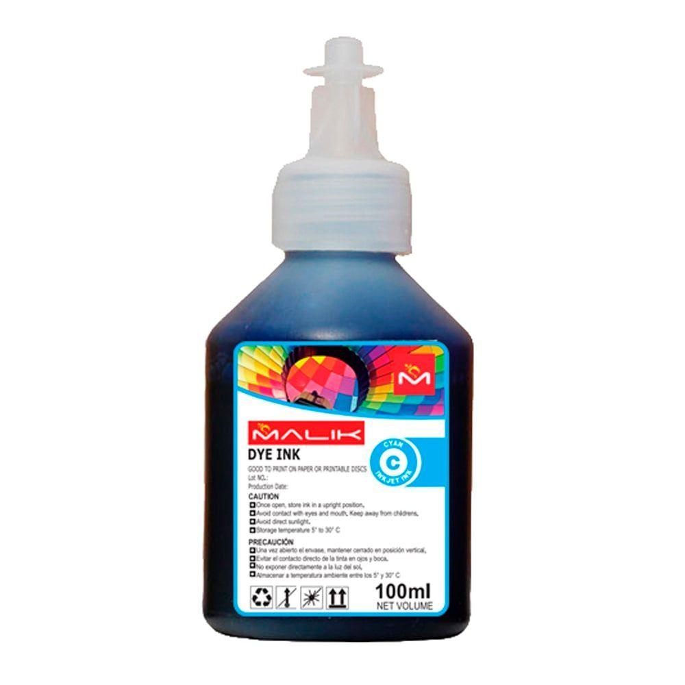 Tinta Cyan 100ml con Botella GT52 GT53 compatible para Hp Smart Tank 790-0