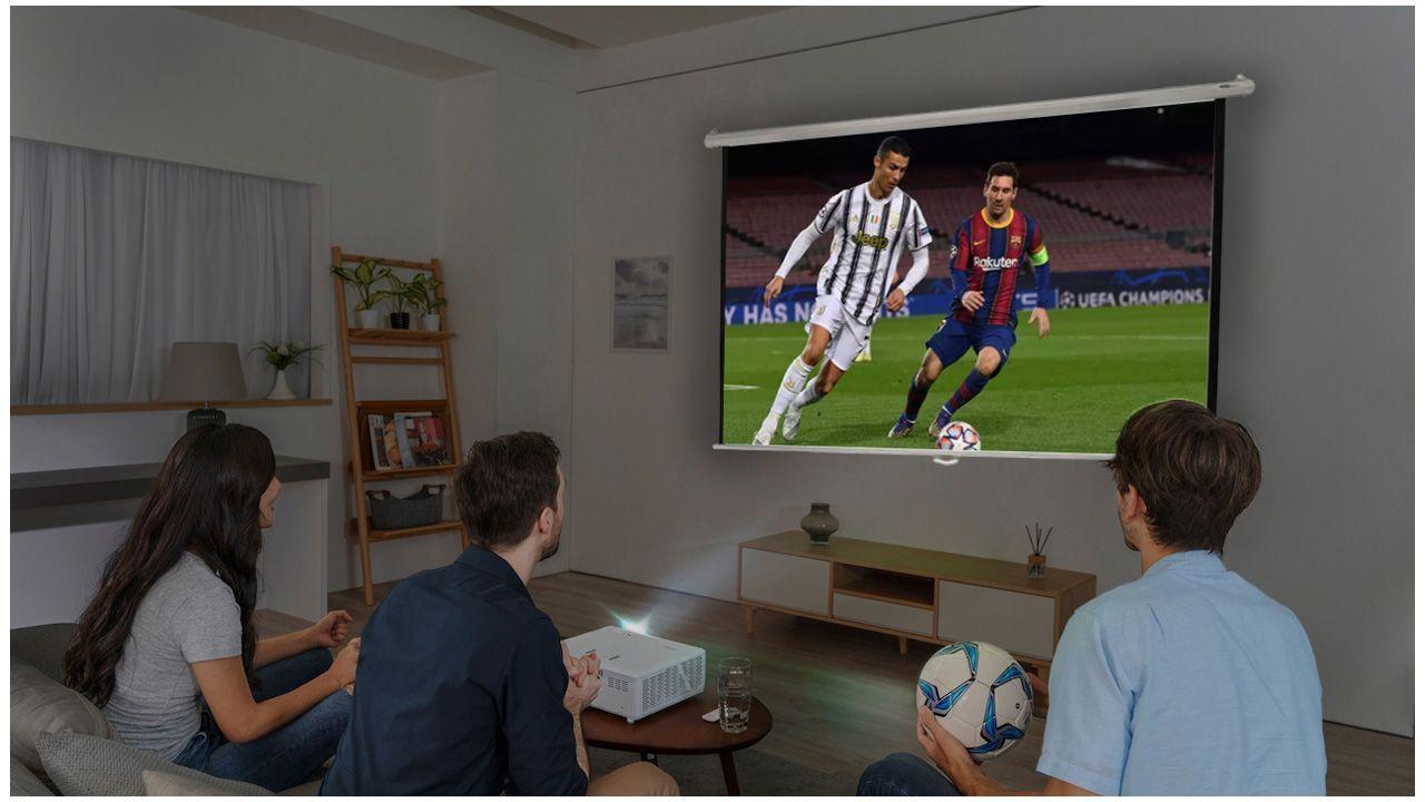 Telon Mural 1.80mx1.80m 1:1 para proyector B/Epsn 2350-2