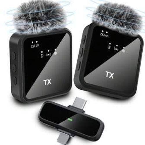 Micrófono Lavalier Inalámbrico USB-C para iPhone y Android-1