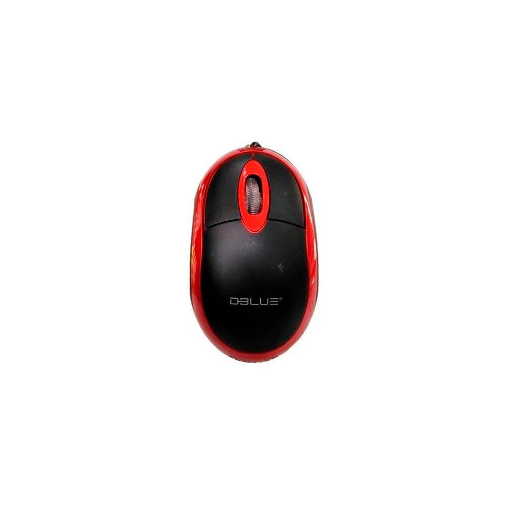 MOUSE USB DBM2301 RED-1