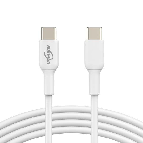 Cable Tipo C a Tipo C 60W Carga Rápida 1 Metro-0