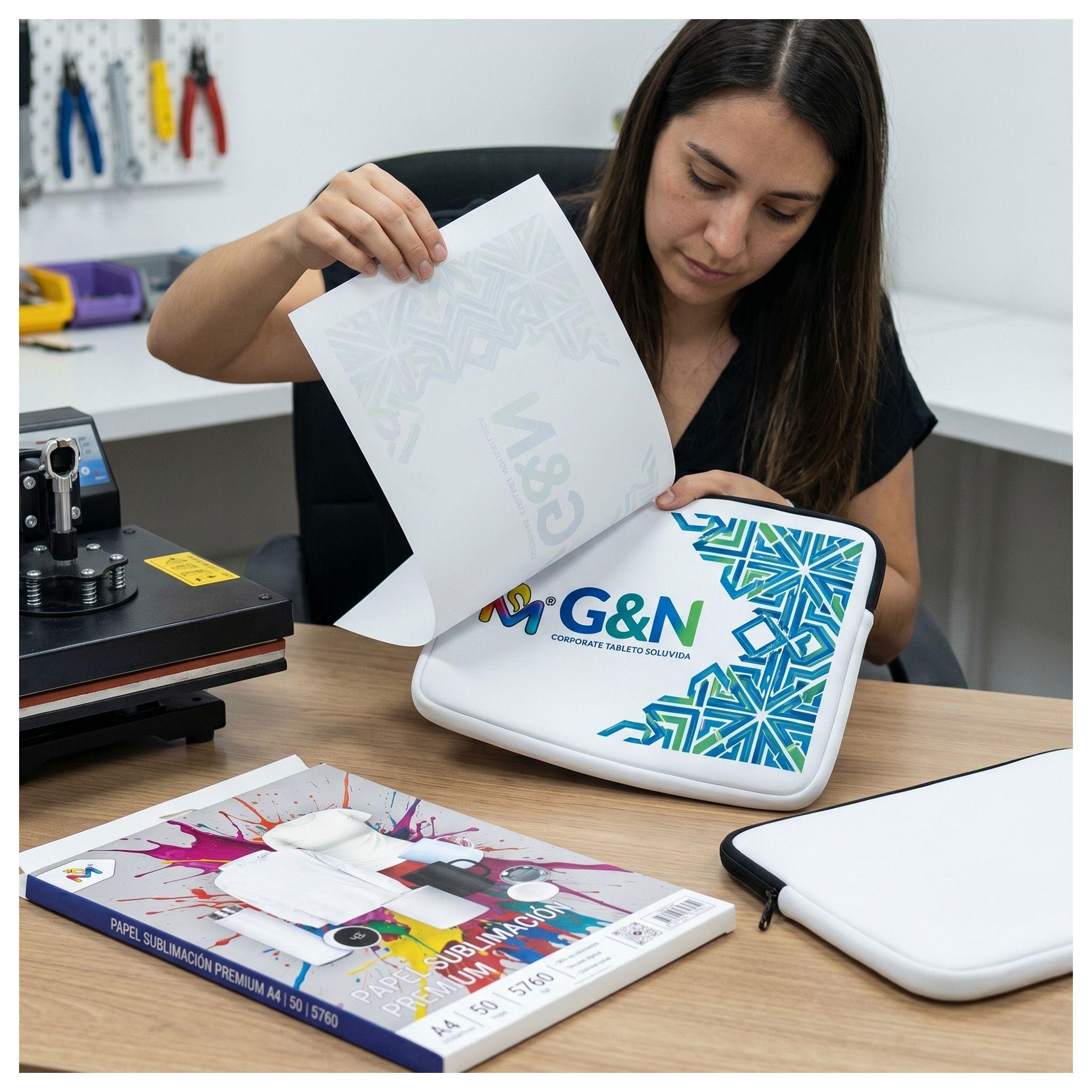 Papel Sublimación A4 5760 Dpi - 100 Hojas Calidad Pro-3