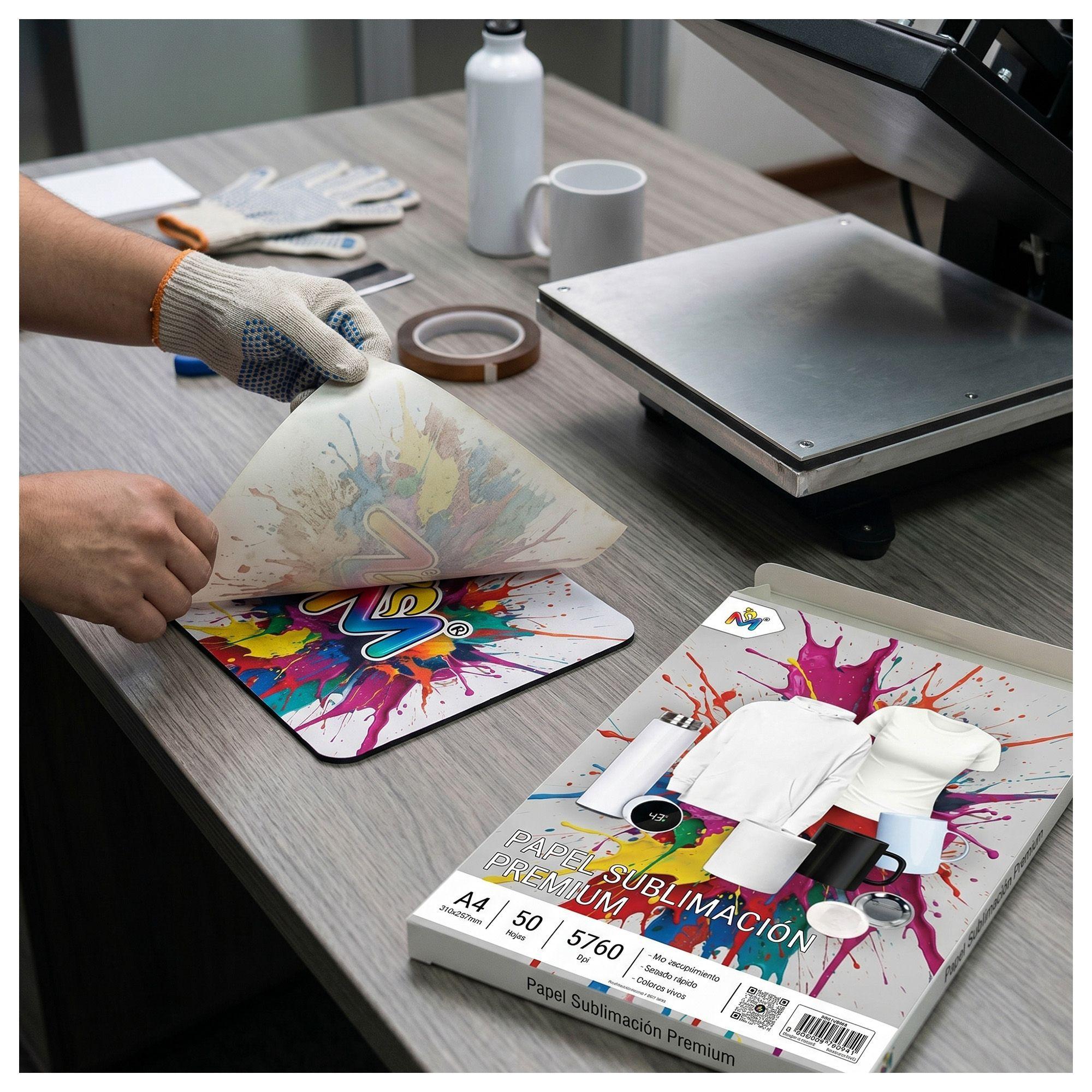 Papel Sublimación A4 5760 Dpi - 100 Hojas Calidad Pro-6