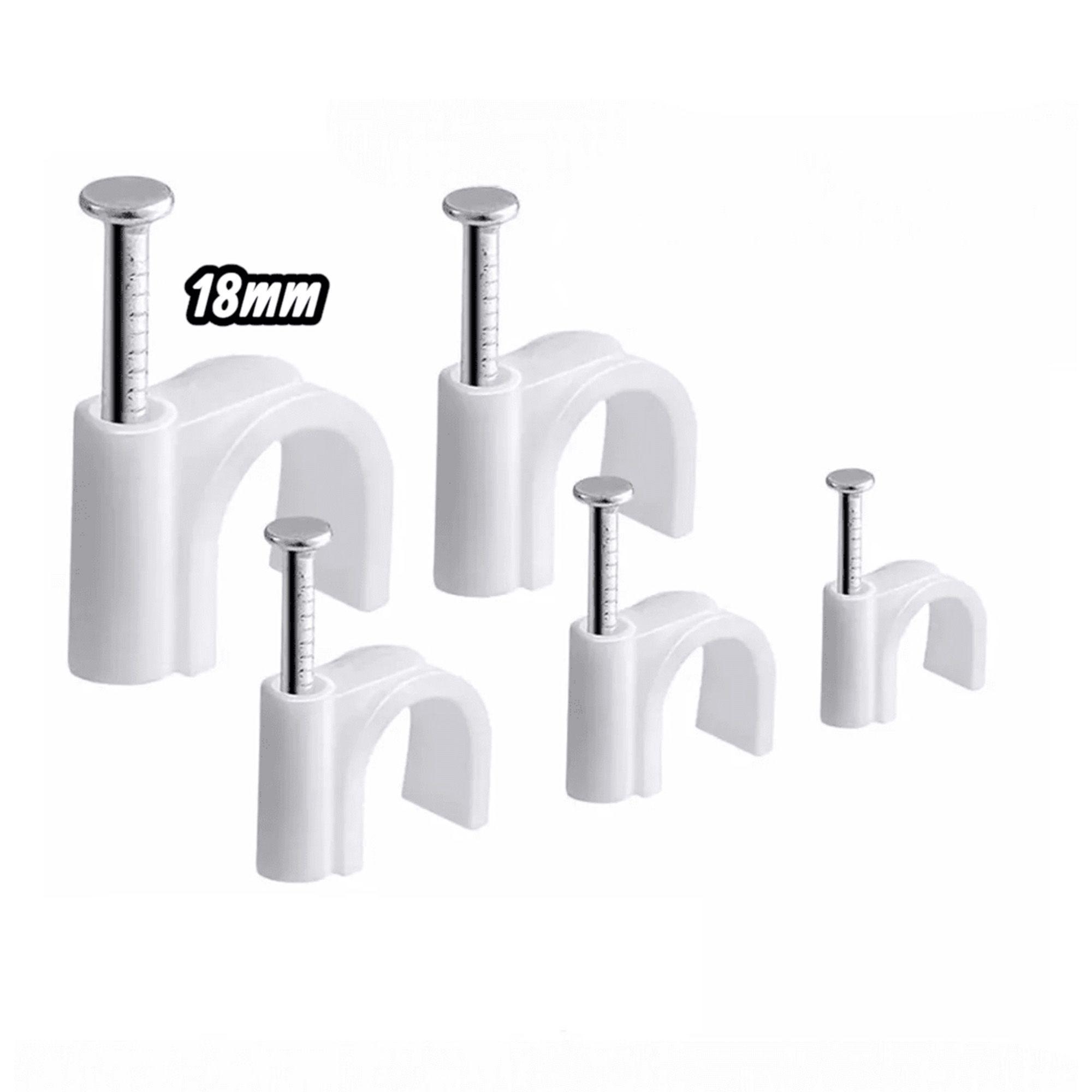 Pack 300 Grapas de 18mm para Sujeción de Cables Reforzadas-7