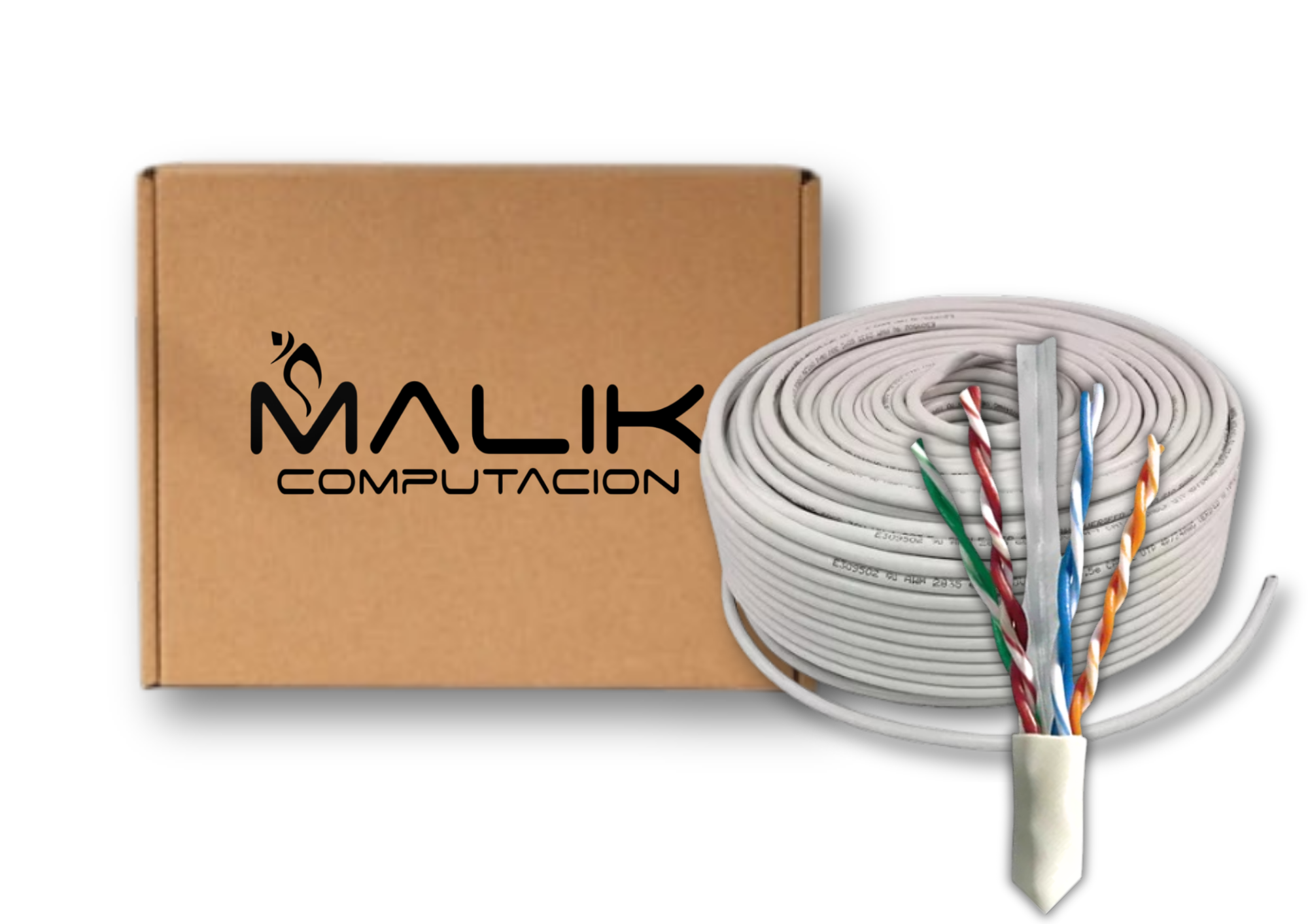 Cable de red UTP Cat 5 premium Alta Velocidad interior 100mt Pack 3-0