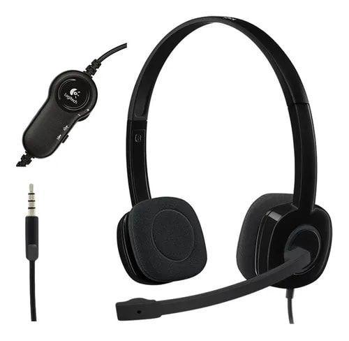 Audifonos Con Micrófono Logitech H151 Para Laptop-0