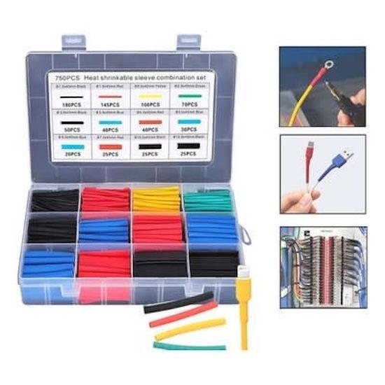 Kit Termoencogible 560 pcs - Protección para Cables-0