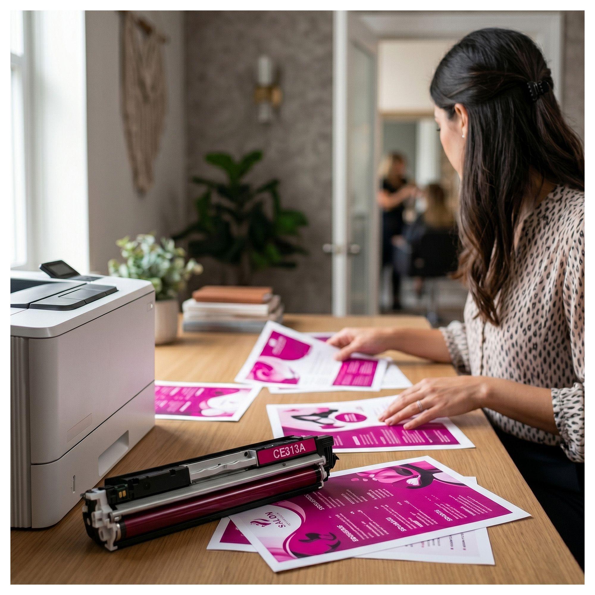 Toner compatible para Hp 126A Magenta CF353A Laserjet Pro CP1025-2