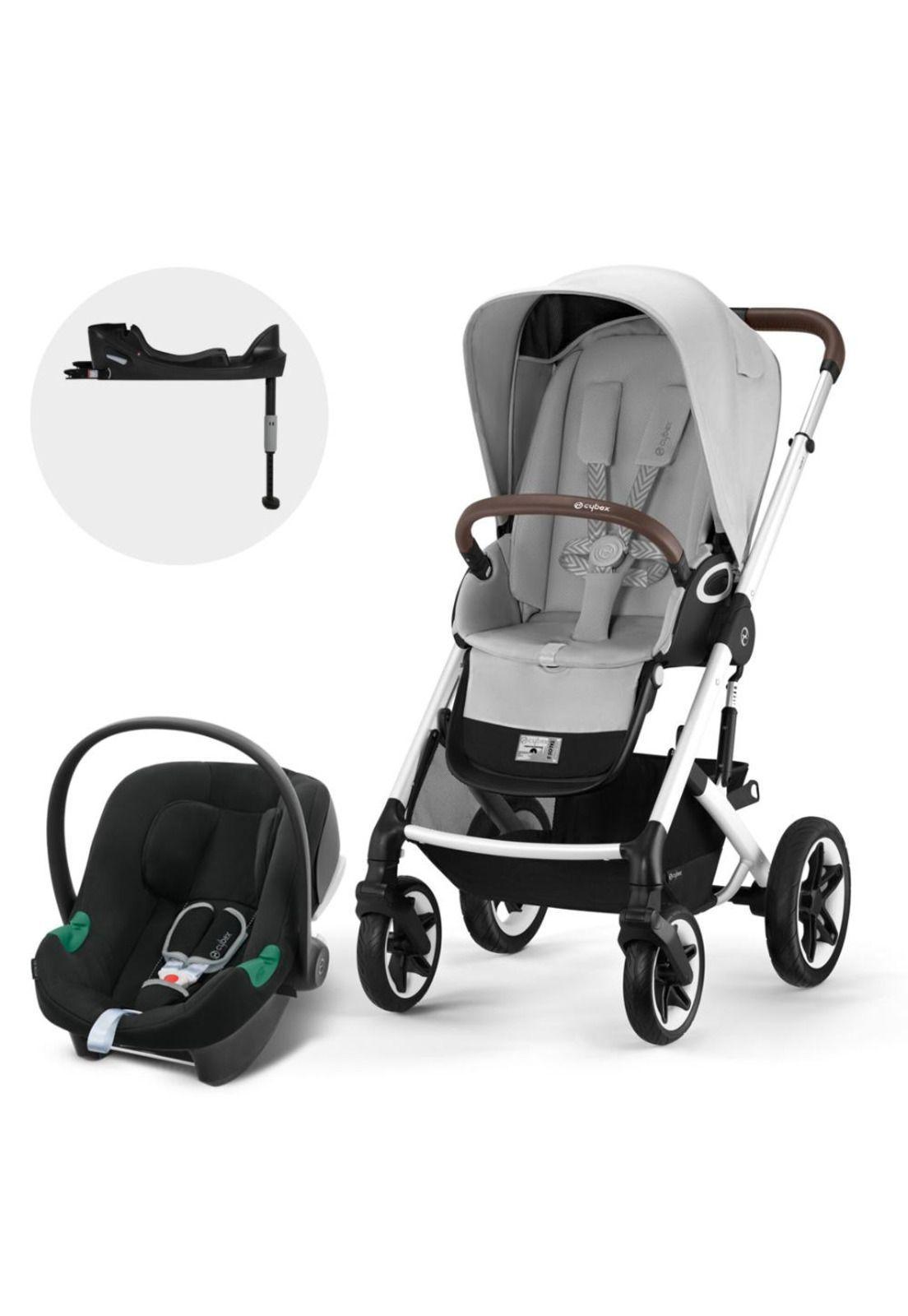 Coche Travel System Talos S 2.0 Slv L.grey + Aton B2 + Base-0
