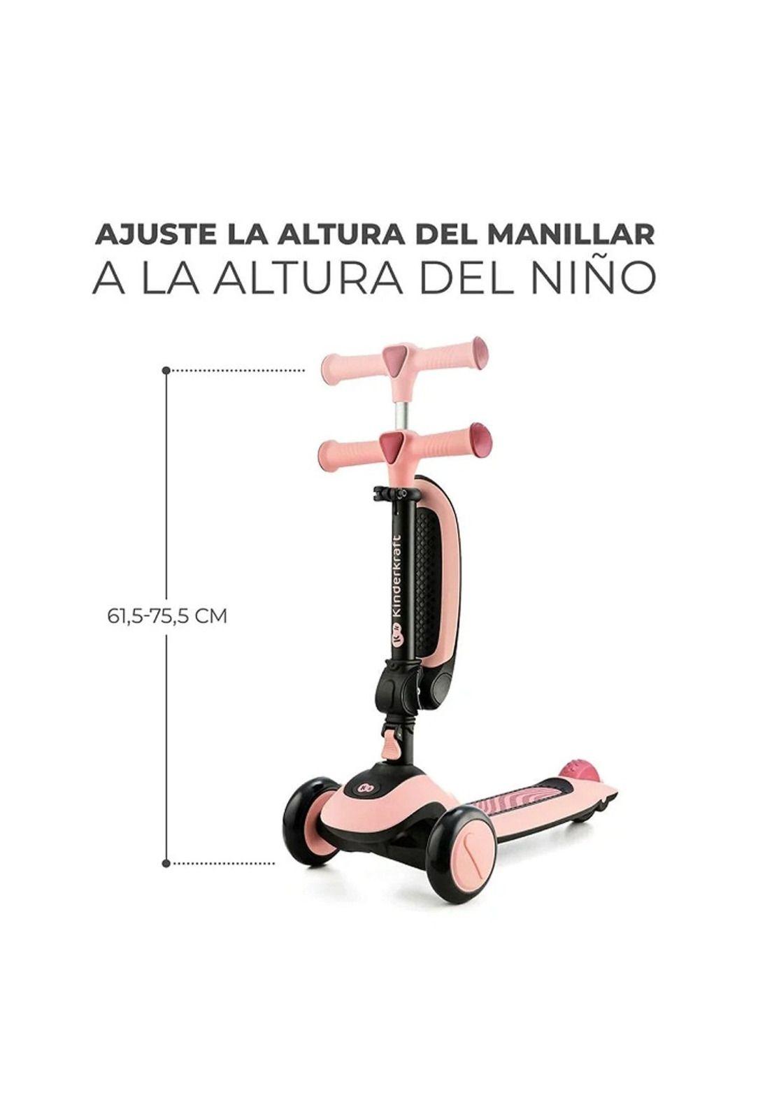 Triciclo Monopatin 2en1 Halley Pink-6