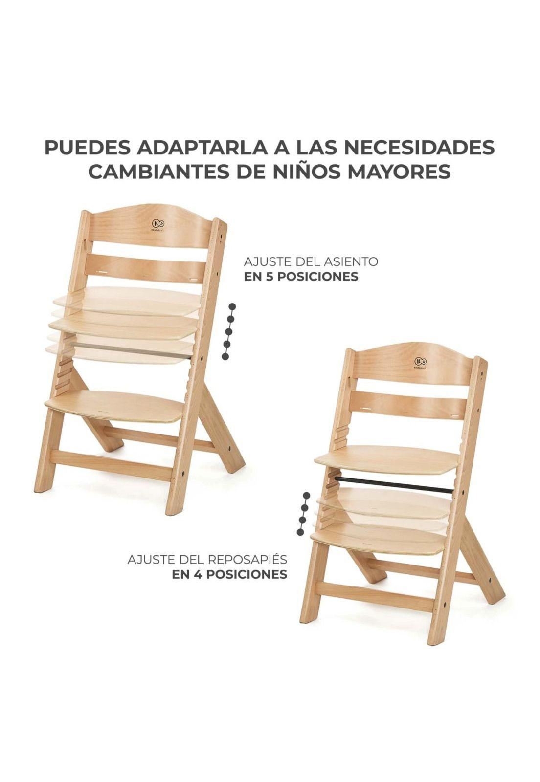 Silla de comer 4 en 1: Enock + Calmee Wooden-2