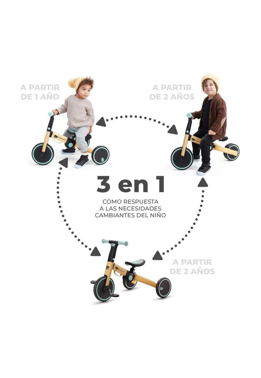 Triciclo 4trike 3en1 Sunflower Blue-8