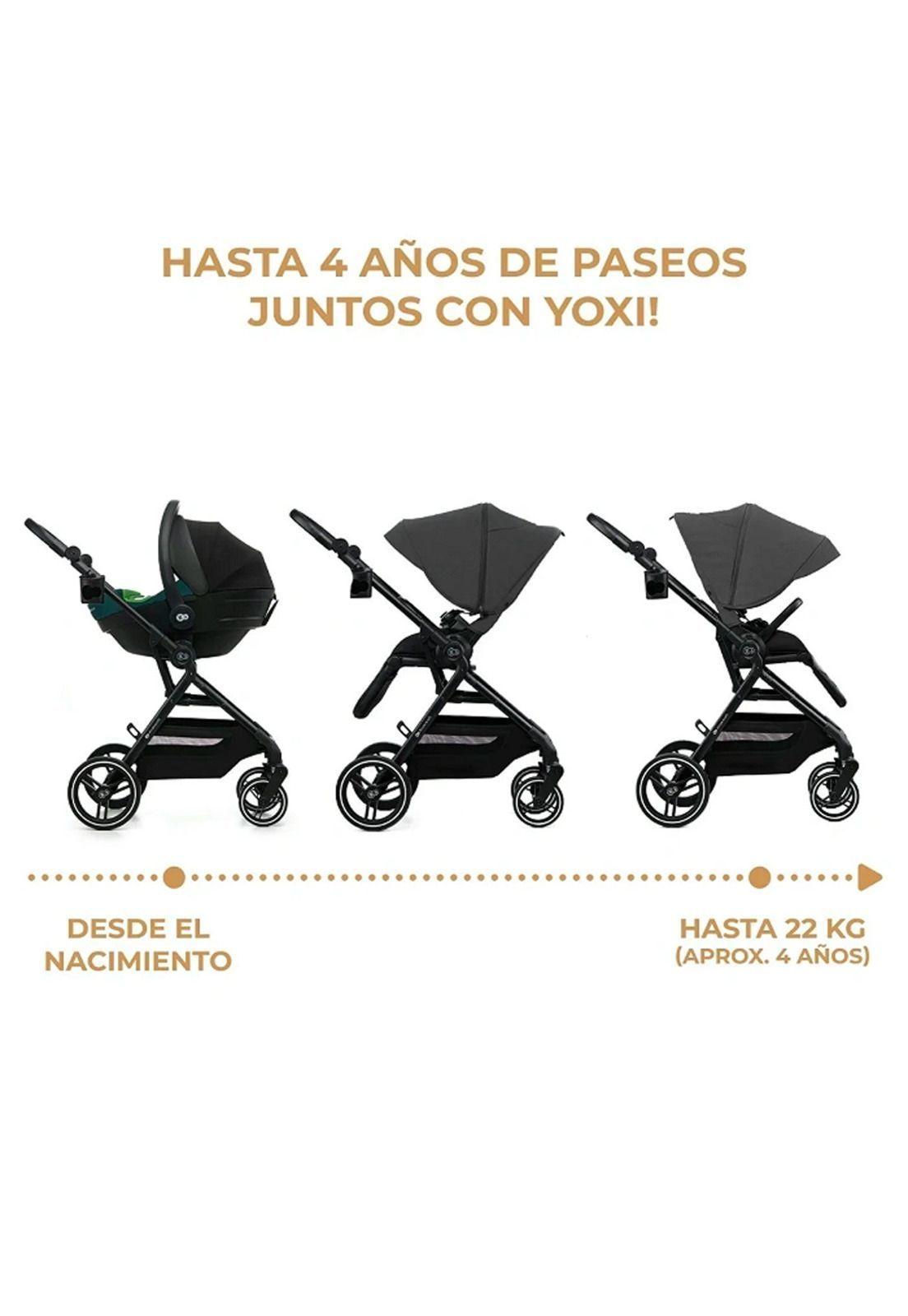 Travel System Yoxi 3 en 1 Gris-4