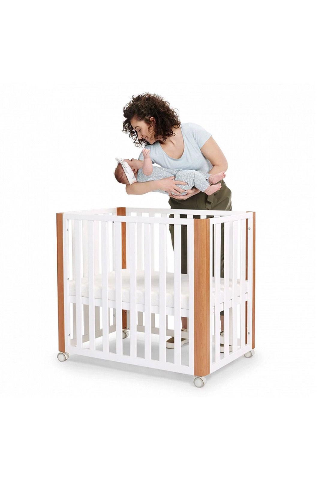 Cuna de Madera 4 en 1 KOYA Wood Blanco-1
