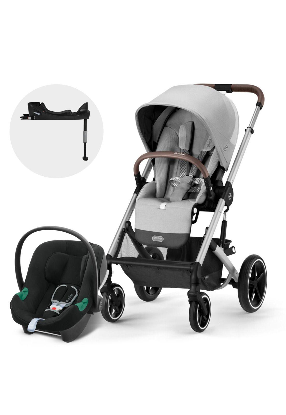 Coche Travel System Balios S Lux 3.0 SLV L.Grey + Aton B2-0