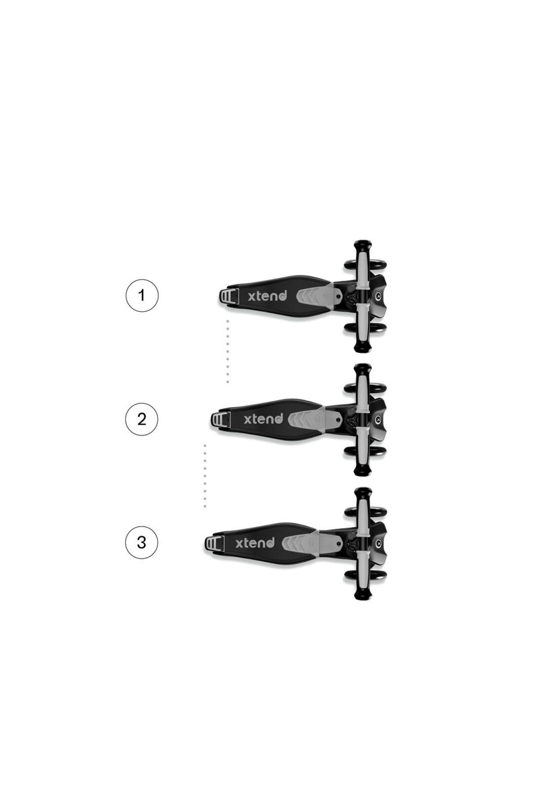 XTend Ride-On 3 en 1 Gris Claro-4