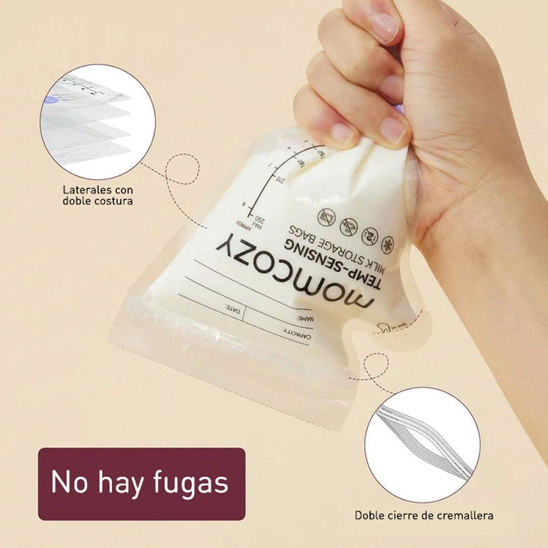 Bolsas para Almacenar Leche Materna con Boquilla x 60uds-3