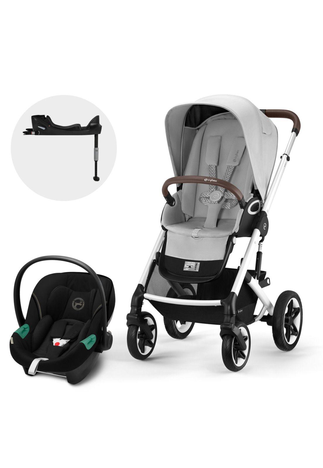 Coche Travel System Talos S Lux 2.0 SLV L. Grey + Aton S2-0