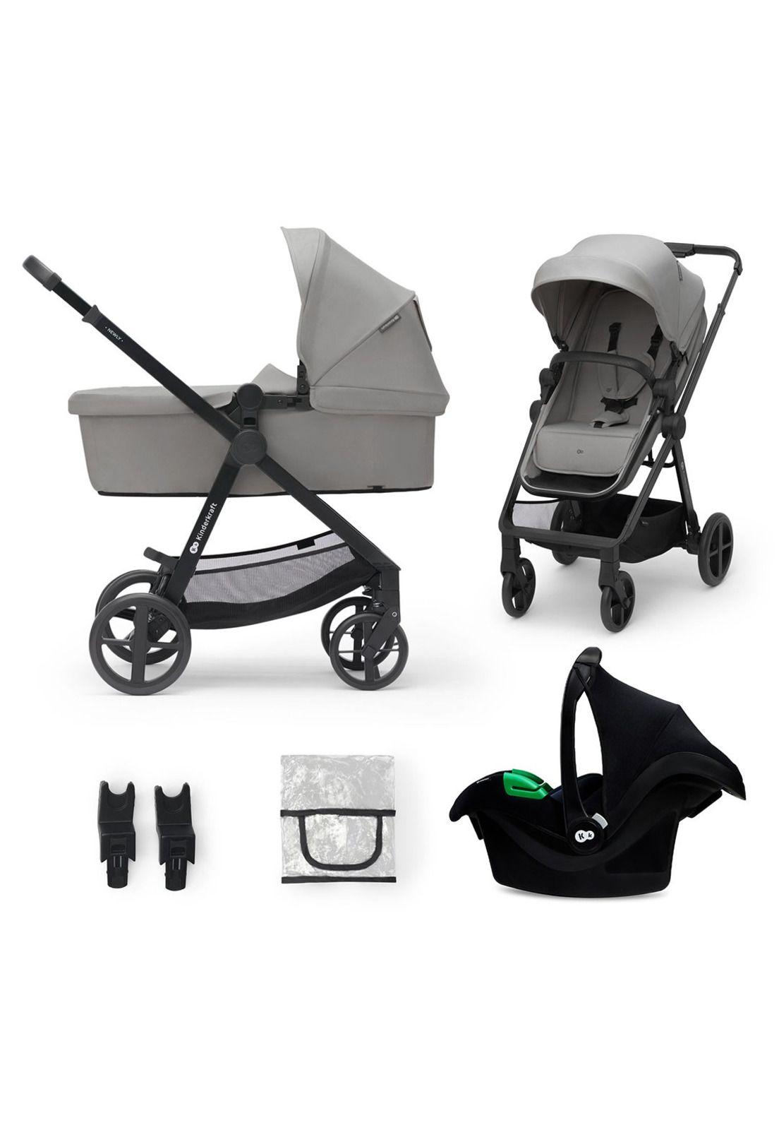 Coche Travel System Newly 3en1 Gris-1