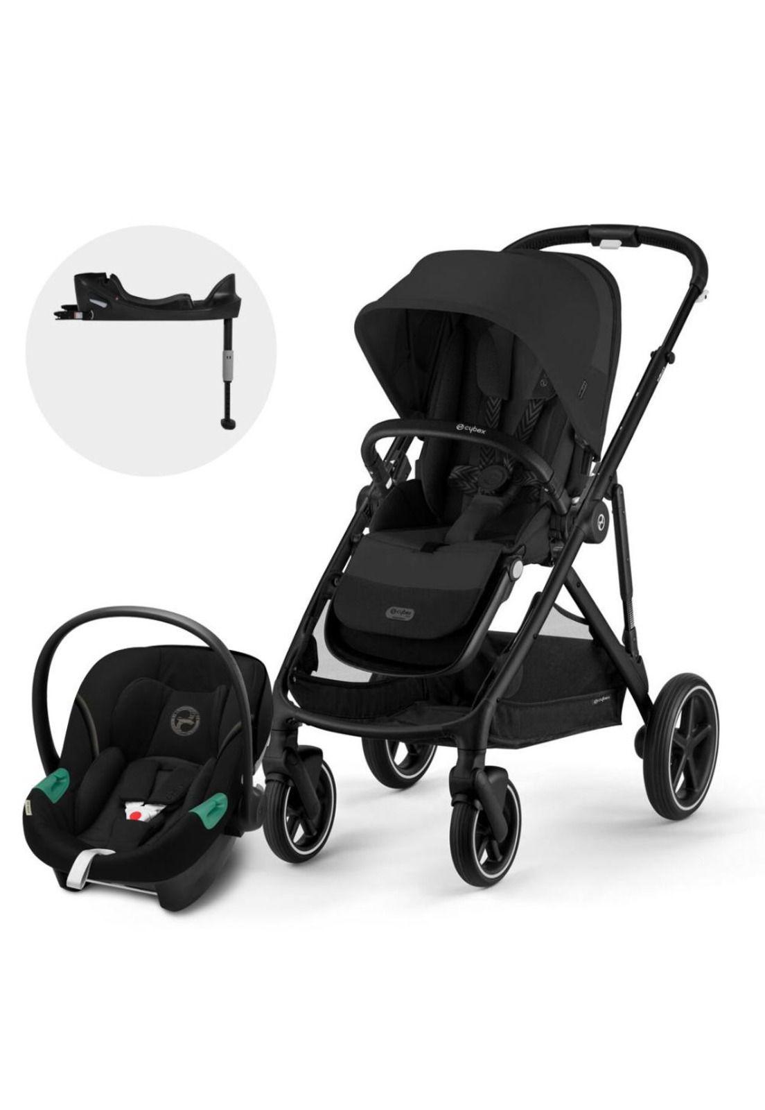 Coche Travel System Gazelle S 3.0 Blk M.black + Aton S2 + Ba-0