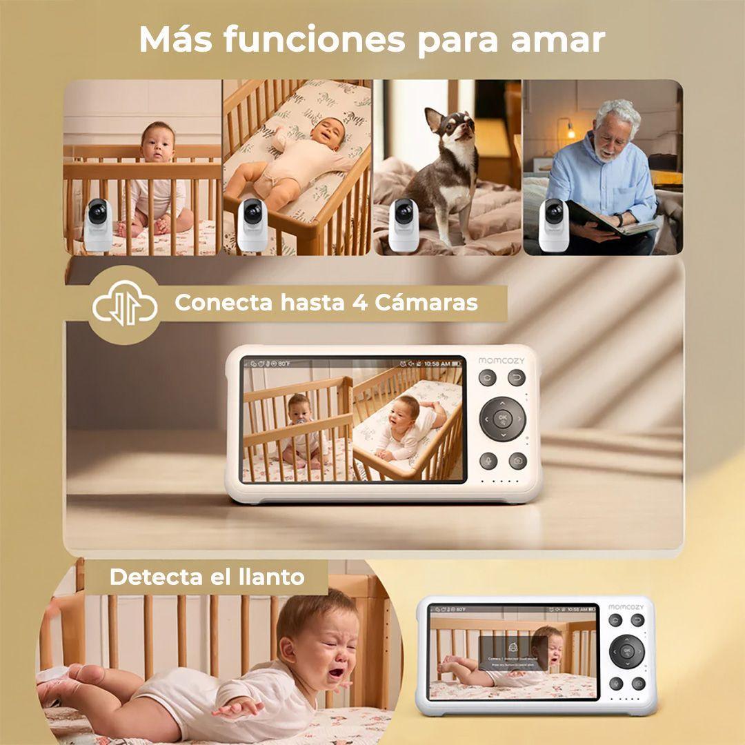 Monitor de Bebe Full HD Wi-Fi 5"-4
