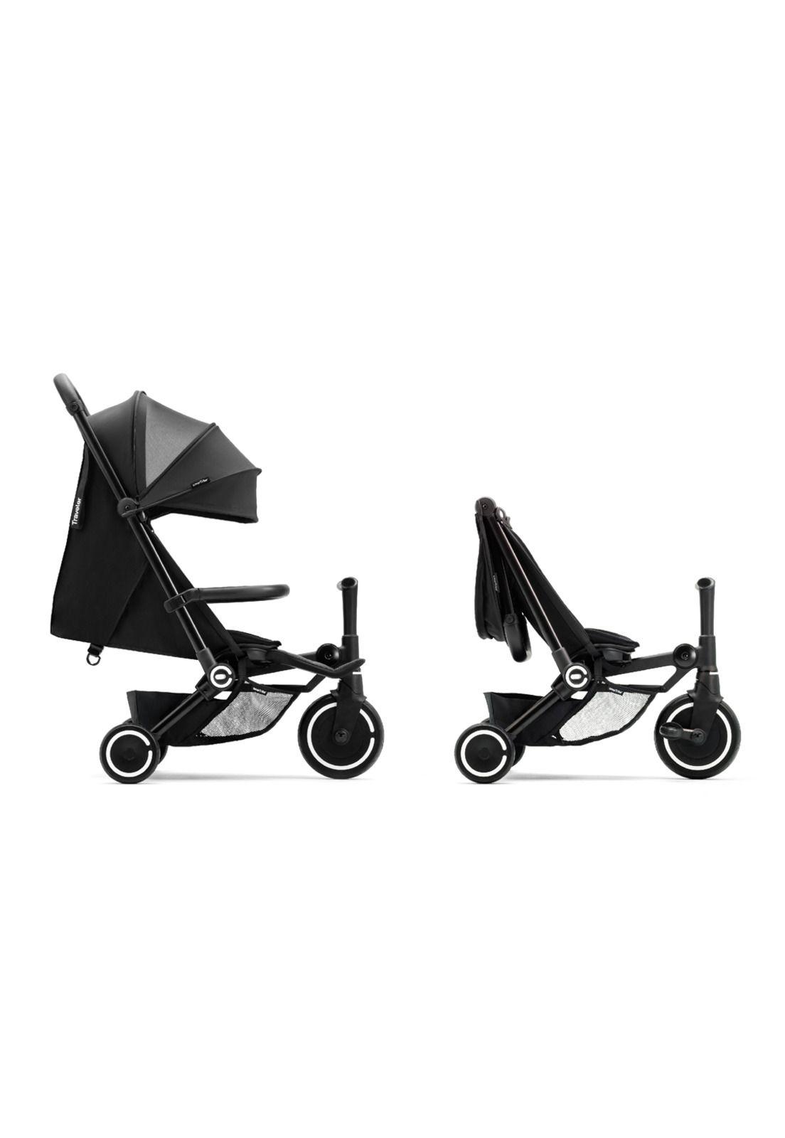 Coche Triciclo Traveler Negro-3