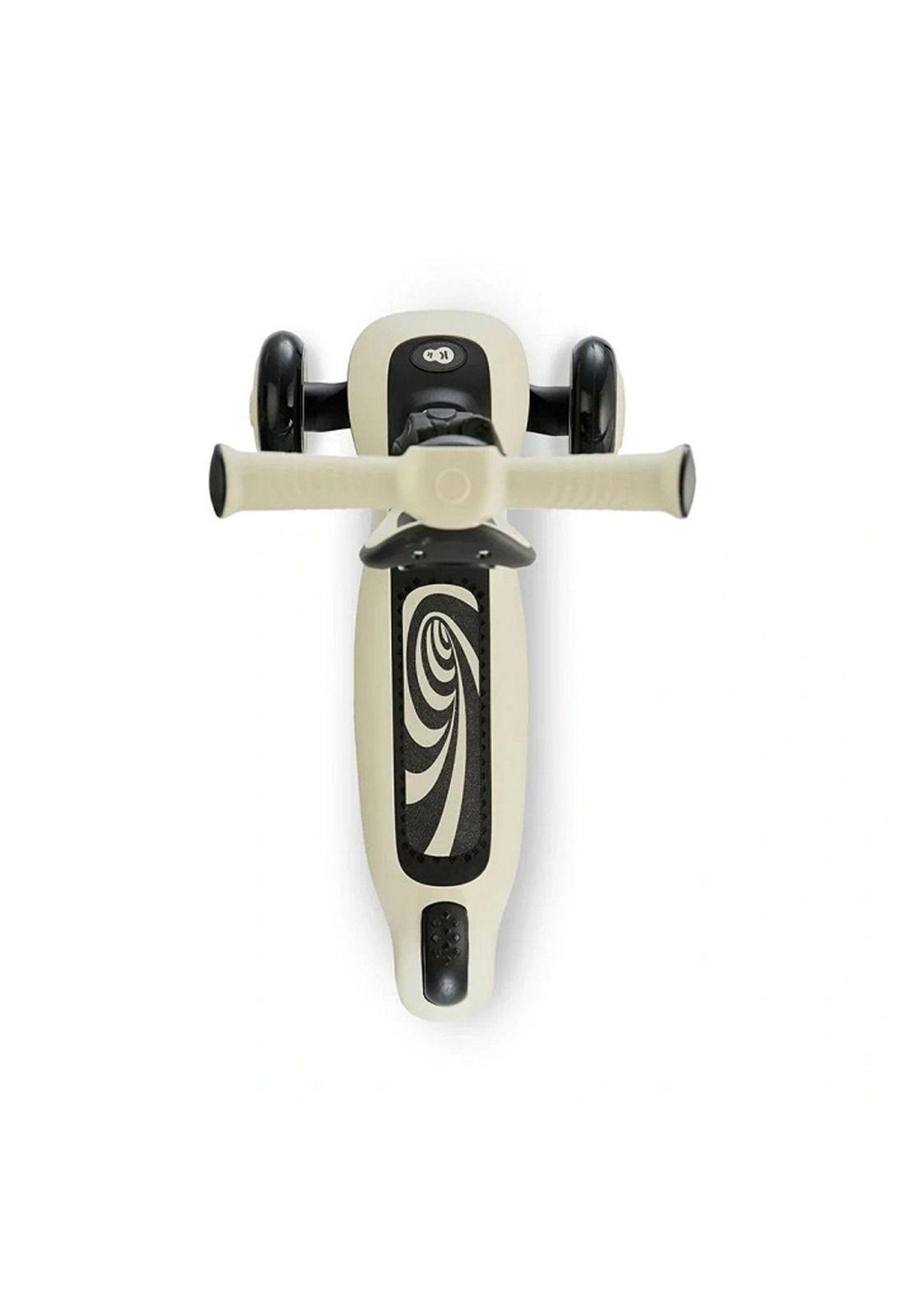 Triciclo Monopatin 2en1 Halley Stone White-3