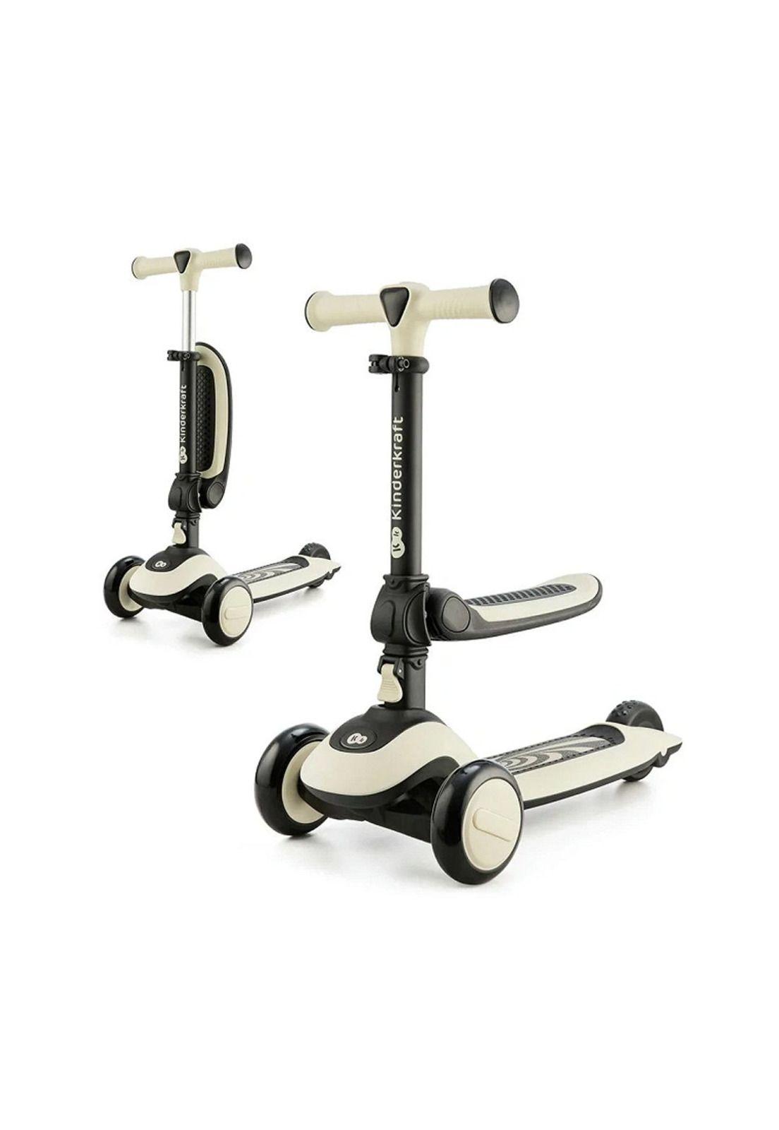 Triciclo Monopatin 2en1 Halley Stone White-5