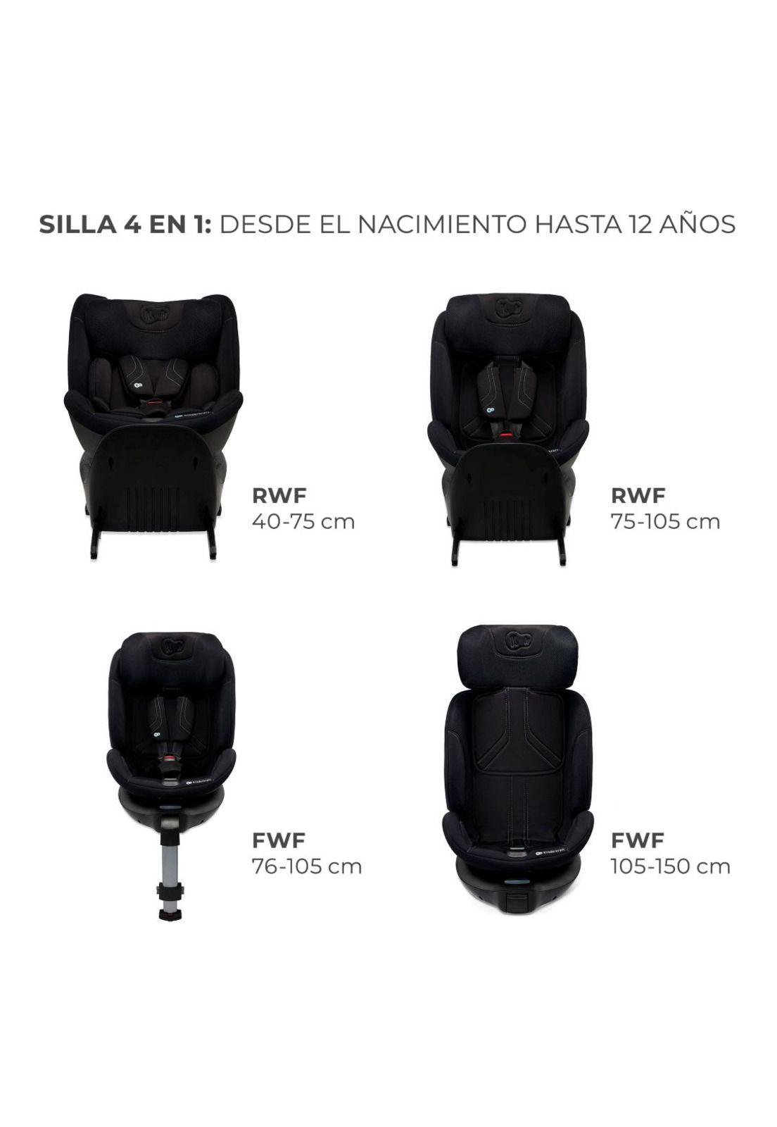 Silla de auto convertible XRIDER 2 i-Size Negro-4