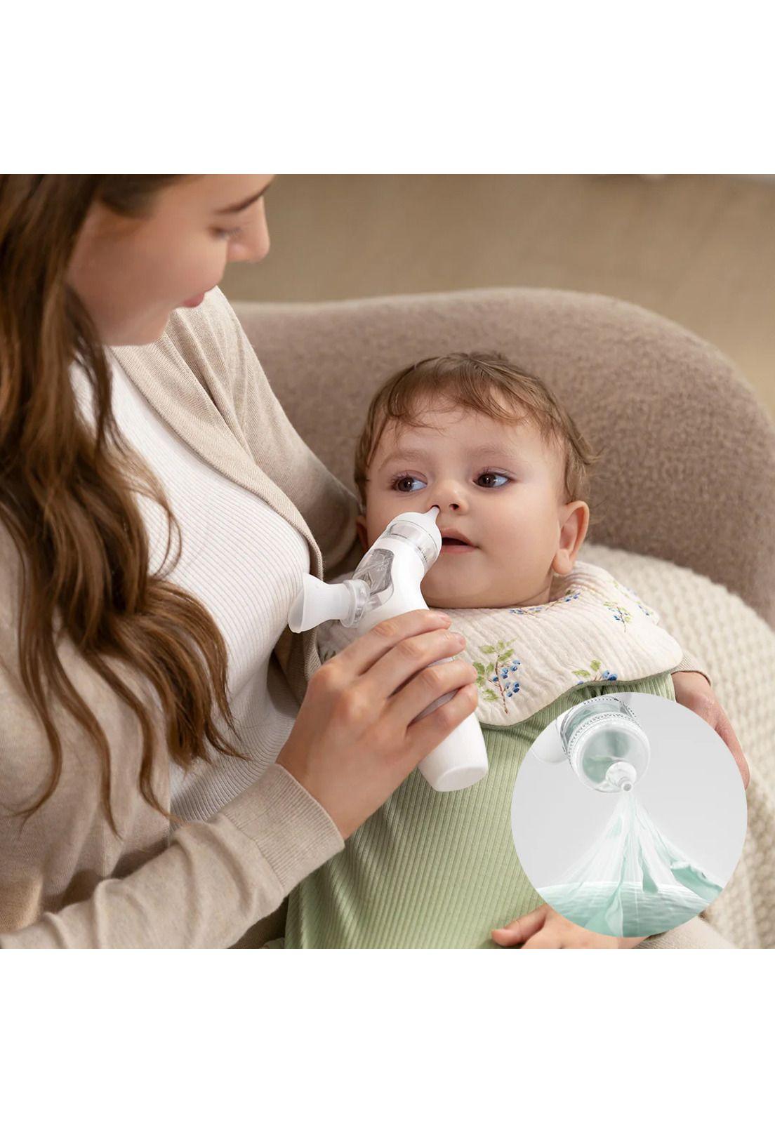 Aspirador Nasal Eléctrico con Pulverizador y Succión-3