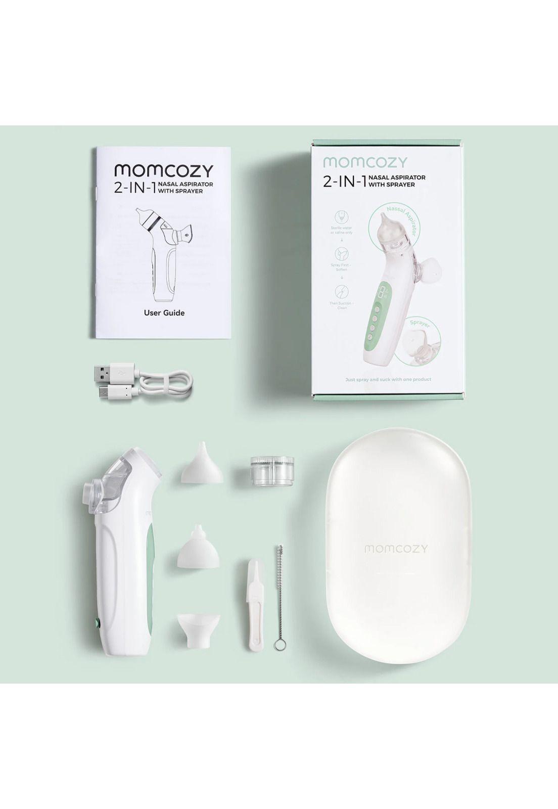 Aspirador Nasal Eléctrico con Pulverizador y Succión-4