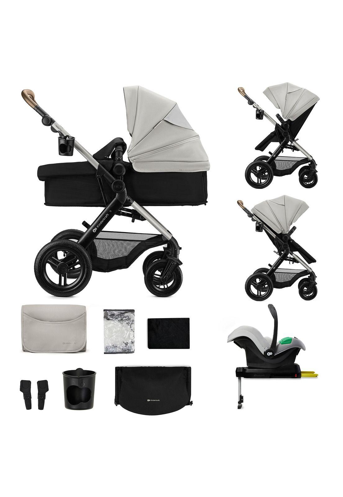 Coche Travel System Moov2 XL Air Grey 3 en 1 + Base-2