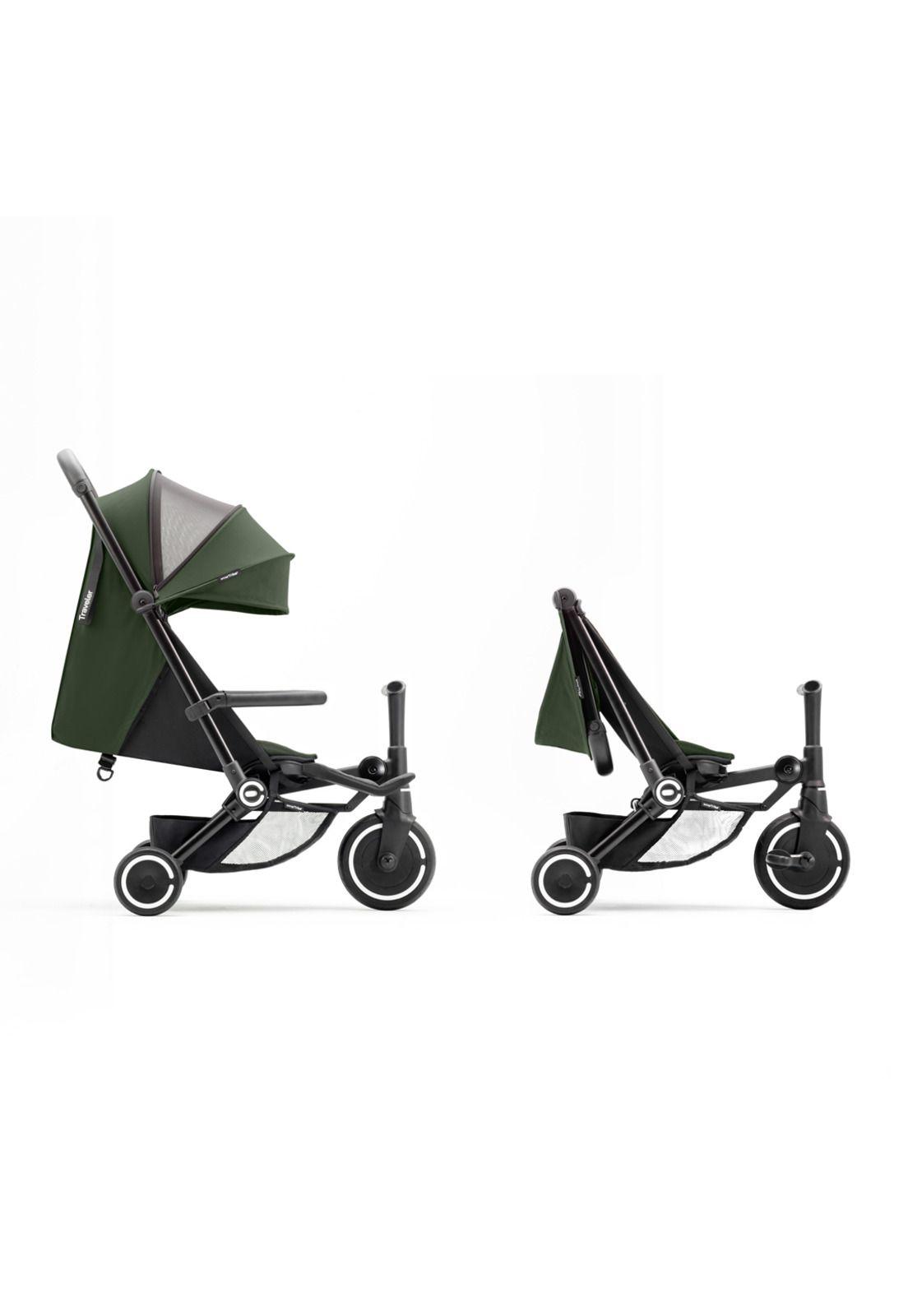 Coche Triciclo Traveler Verde-2