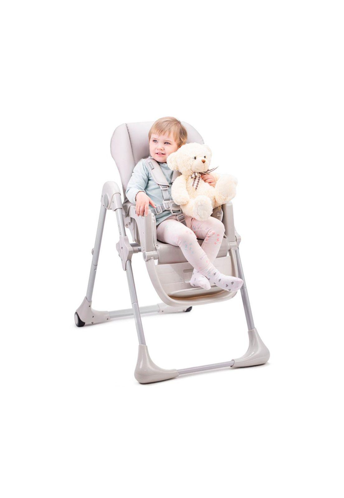 Silla de comer plegable YUMMY Gris-2