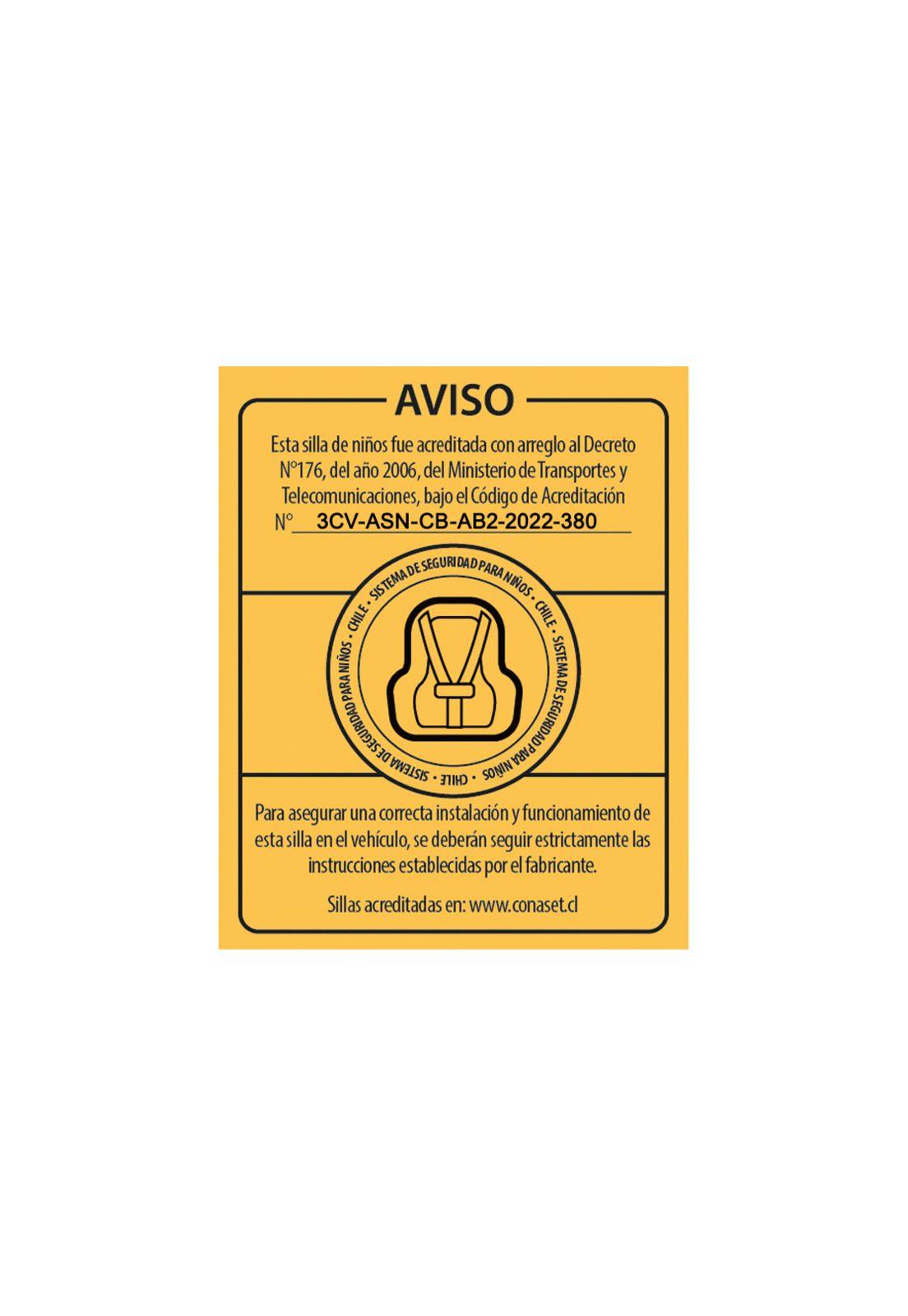Silla de Auto Nido Aton B2 Negra + Base-7