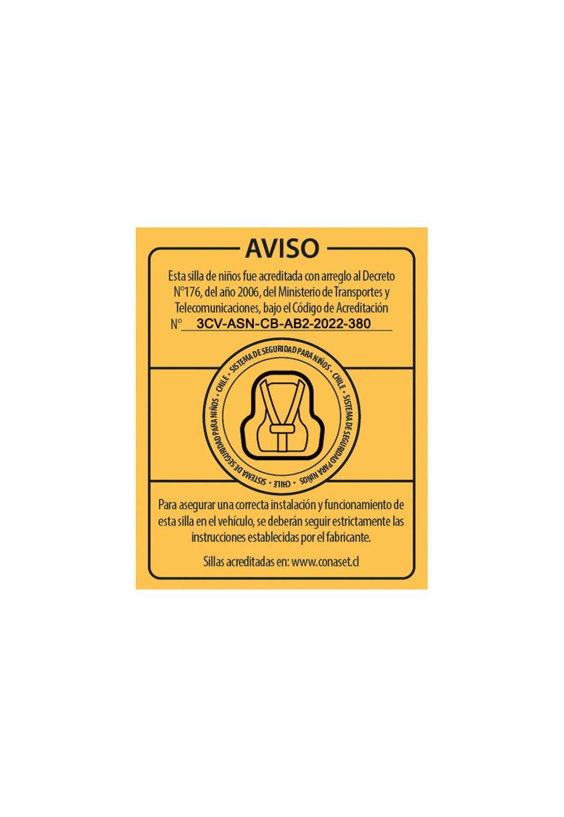 Silla de Auto Nido Aton B2 Negra + Base-7
