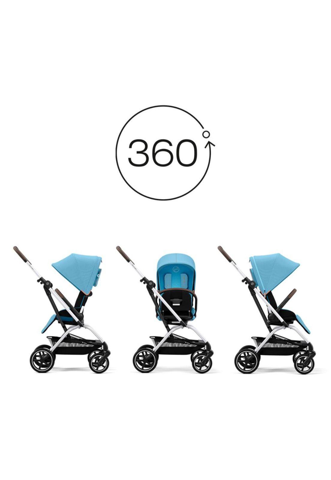Coche Travel System Eezy S Twist Plus Slv B.blue + Aton S2 +-8