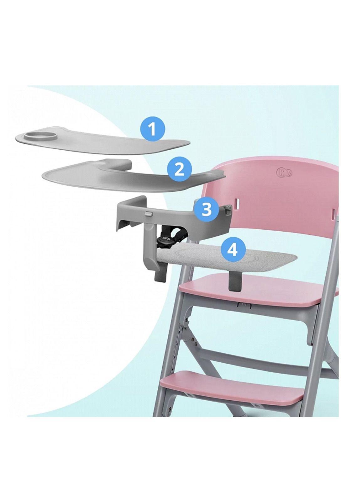 Silla de Comer LIVY Pink-4